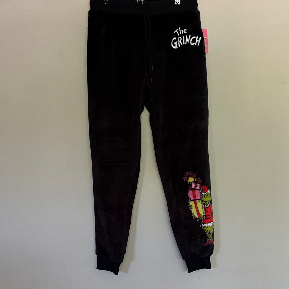 The Grinch Black Joggers with Graphic